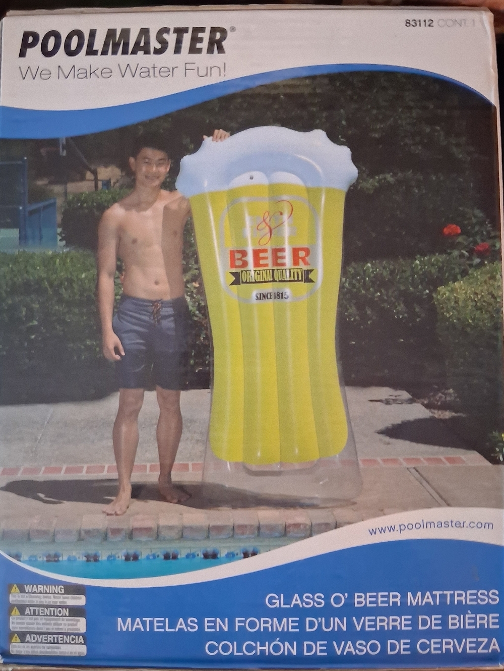 Large Glass O Beer Float